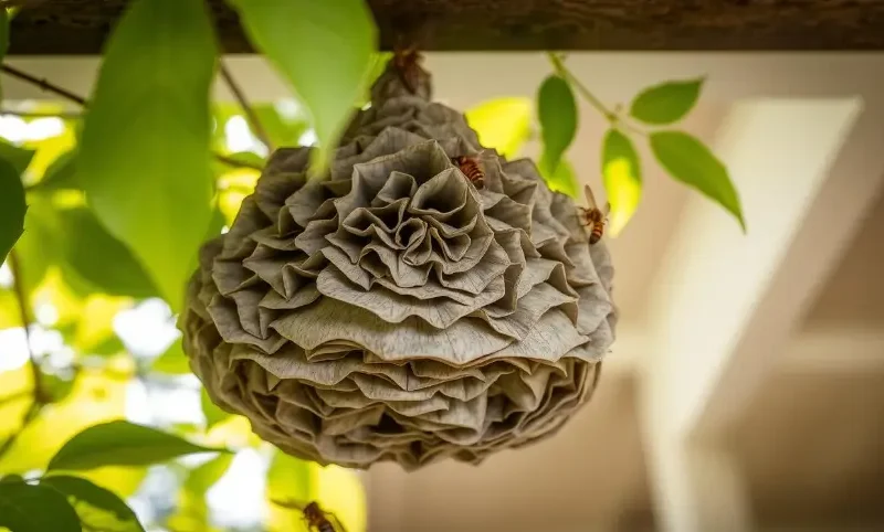 paper wasp nest